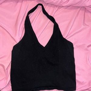Black crop top